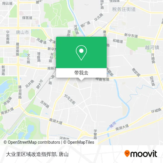 大业里区域改造指挥部地图
