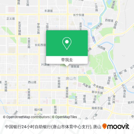 中国银行24小时自助银行(唐山市体育中心支行)地图