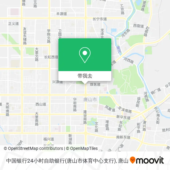 中国银行24小时自助银行(唐山市体育中心支行)地图
