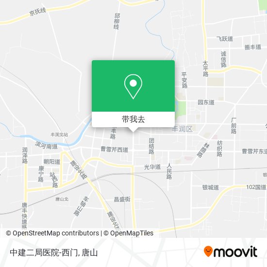 中建二局医院-西门地图