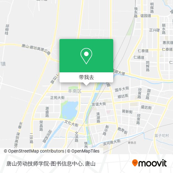 唐山劳动技师学院-图书信息中心地图
