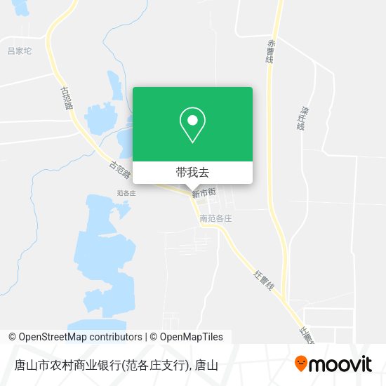 唐山市农村商业银行(范各庄支行)地图