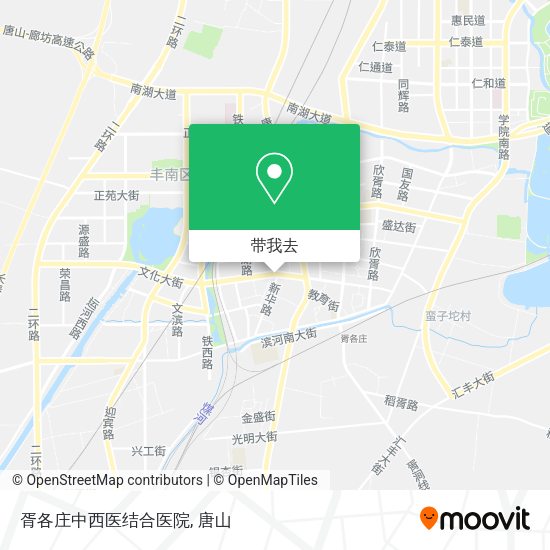 胥各庄中西医结合医院地图