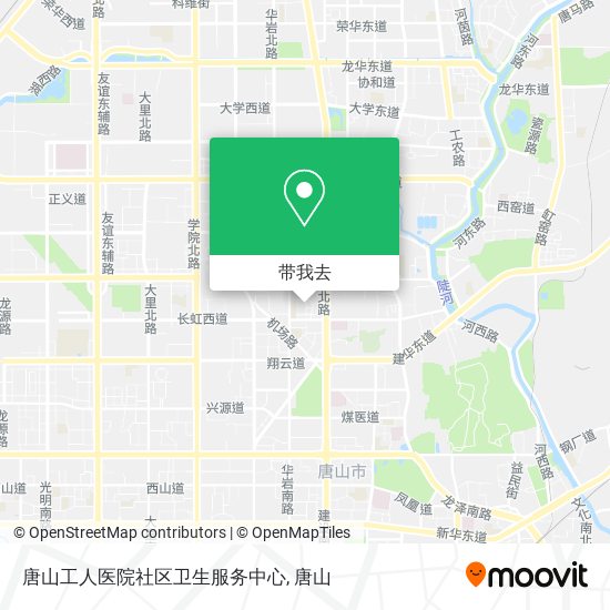 唐山工人医院社区卫生服务中心地图