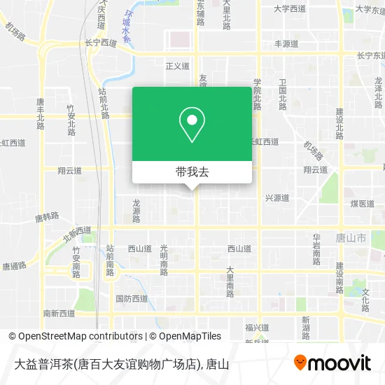 大益普洱茶(唐百大友谊购物广场店)地图