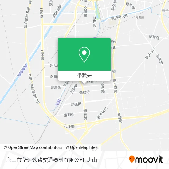 唐山市华运铁路交通器材有限公司地图