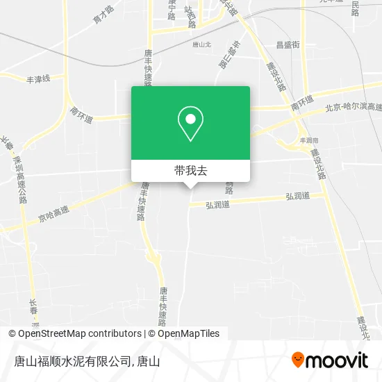 唐山福顺水泥有限公司地图