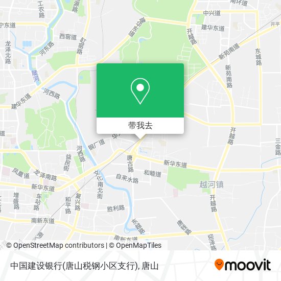 中国建设银行(唐山税钢小区支行)地图