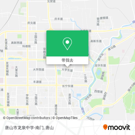 唐山市龙泉中学-南门地图