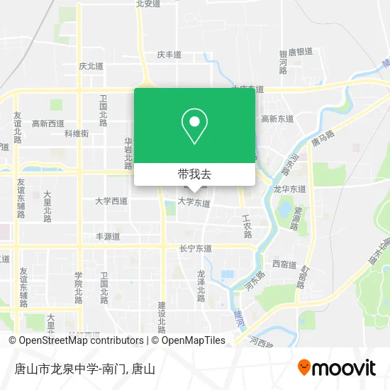 唐山市龙泉中学-南门地图