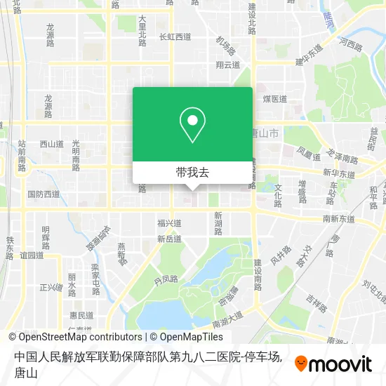中国人民解放军联勤保障部队第九八二医院-停车场地图