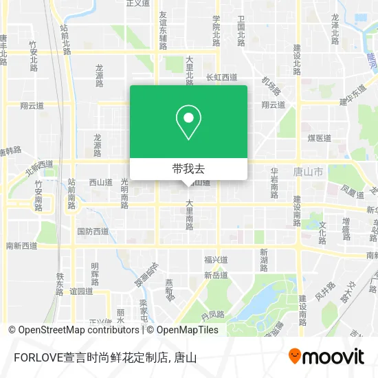 FORLOVE萱言时尚鲜花定制店地图