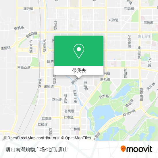 唐山南湖购物广场-北门地图