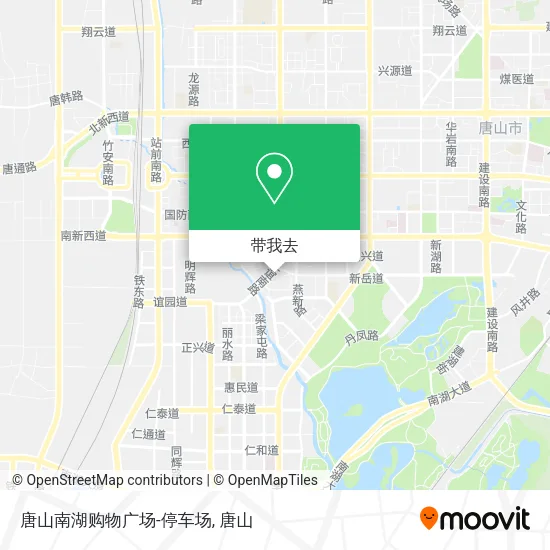 唐山南湖购物广场-停车场地图