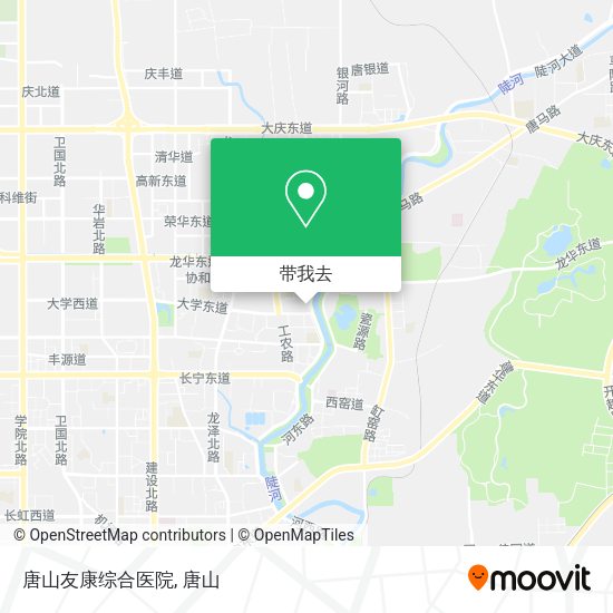 唐山友康综合医院地图