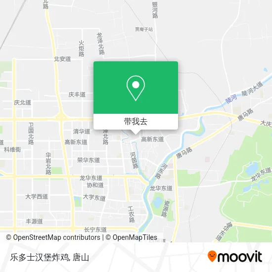 乐多士汉堡炸鸡地图