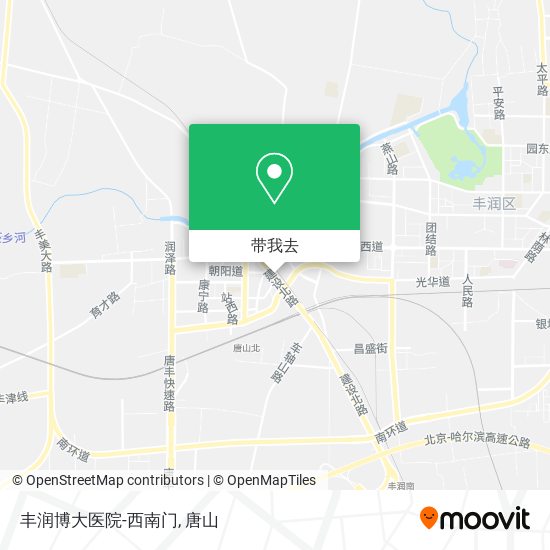 丰润博大医院-西南门地图
