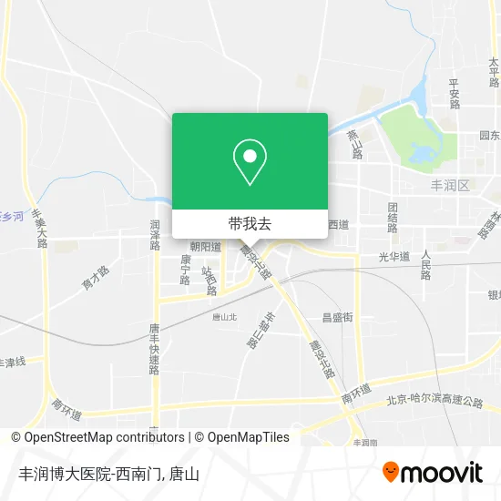 丰润博大医院-西南门地图