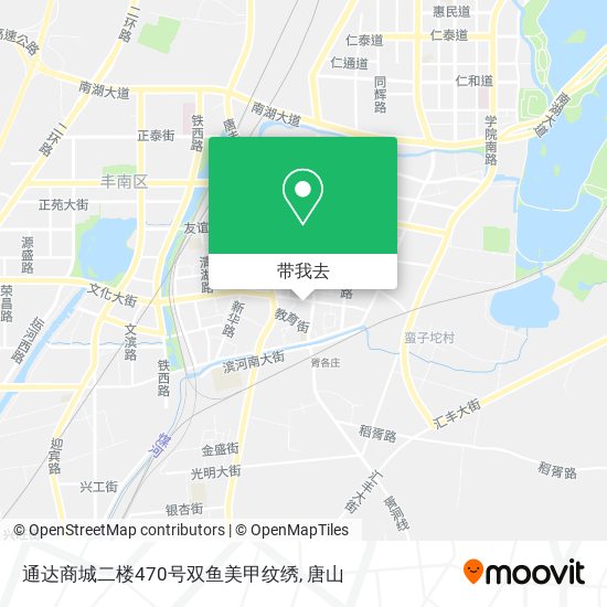 通达商城二楼470号双鱼美甲纹绣地图