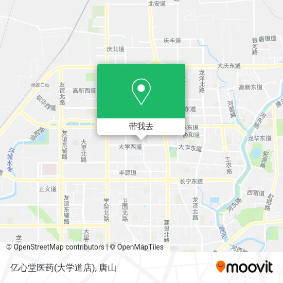 亿心堂医药(大学道店)地图