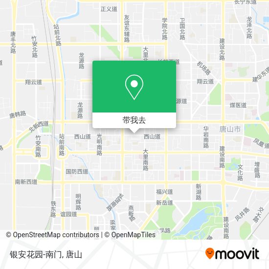 银安花园-南门地图