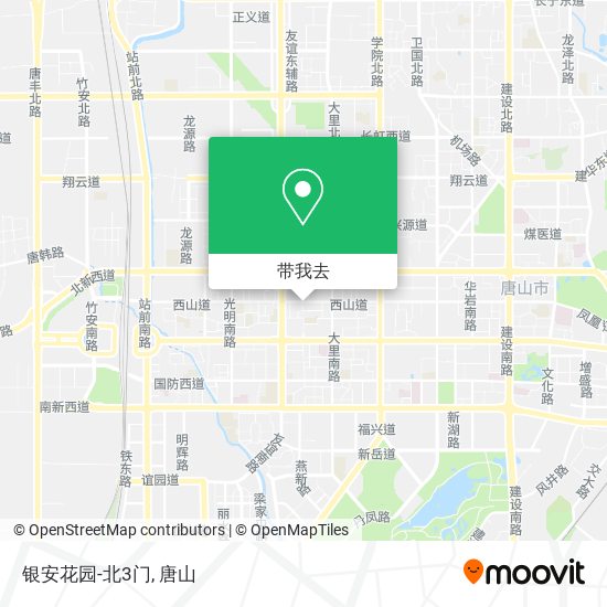 银安花园-北3门地图