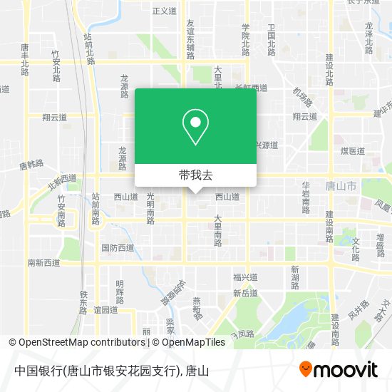 中国银行(唐山市银安花园支行)地图