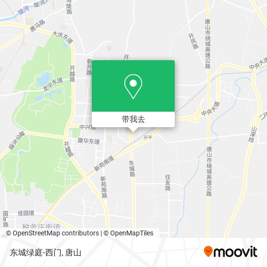 东城绿庭-西门地图