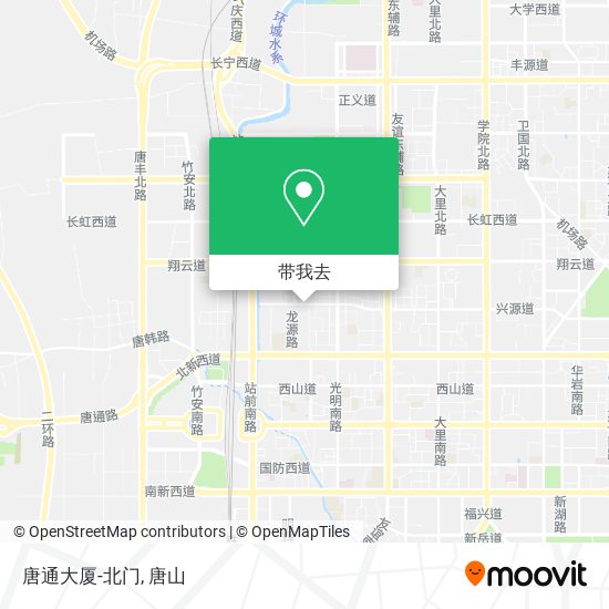 唐通大厦-北门地图