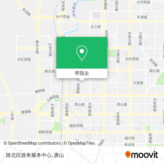 路北区政务服务中心地图