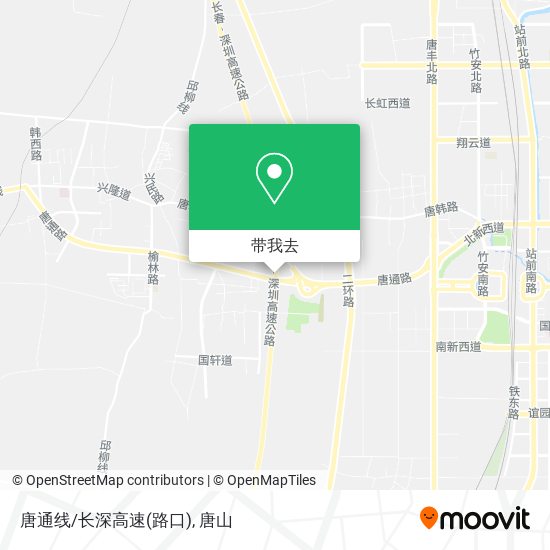 唐通线/长深高速(路口)地图