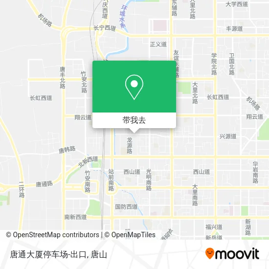 唐通大厦停车场-出口地图