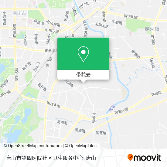 唐山市第四医院社区卫生服务中心地图