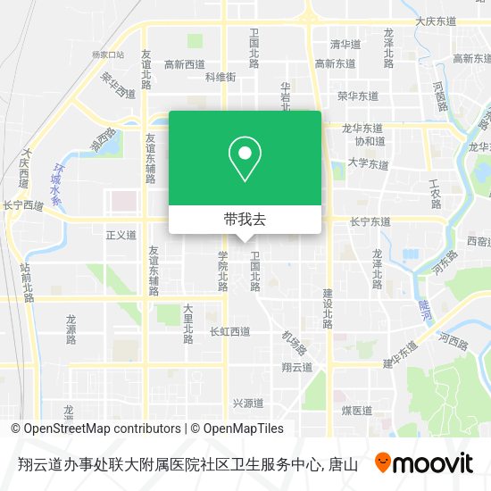 翔云道办事处联大附属医院社区卫生服务中心地图