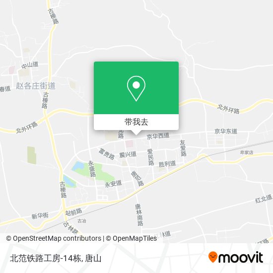 北范铁路工房-14栋地图
