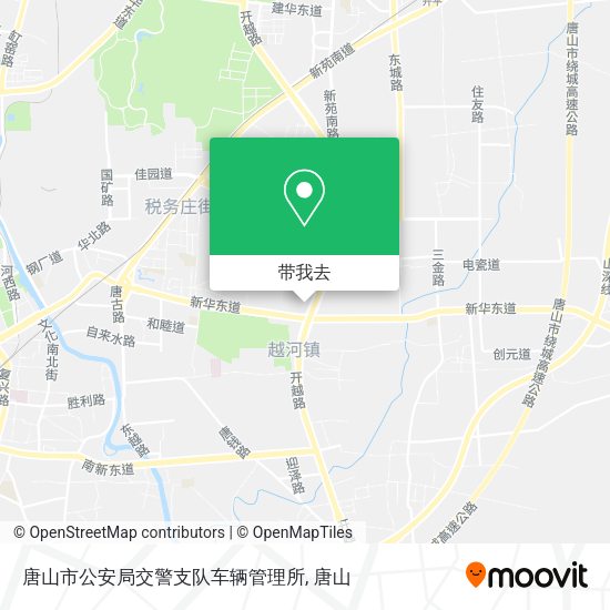 唐山市公安局交警支队车辆管理所地图