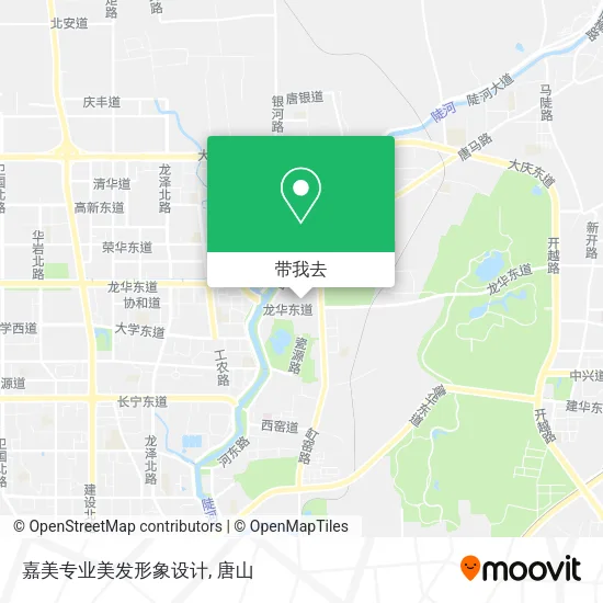 嘉美专业美发形象设计地图