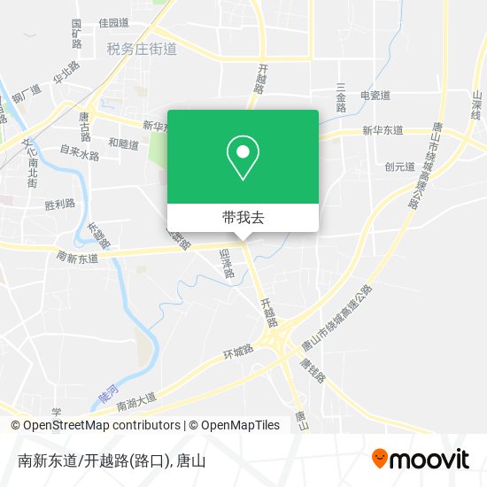 南新东道/开越路(路口)地图