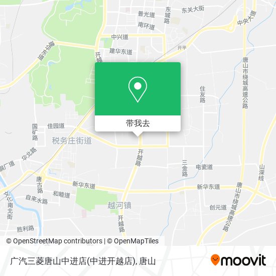 广汽三菱唐山中进店(中进开越店)地图