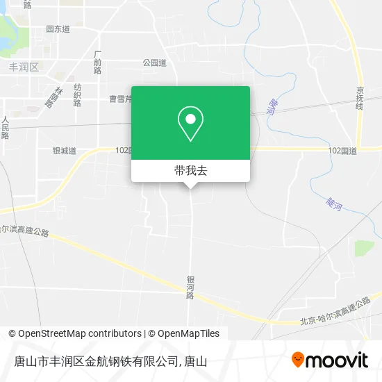 唐山市丰润区金航钢铁有限公司地图