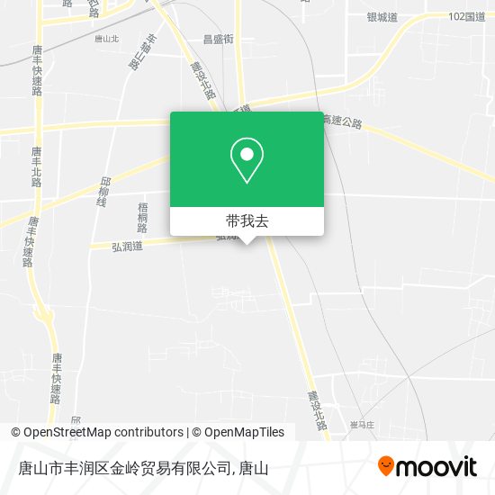 唐山市丰润区金岭贸易有限公司地图