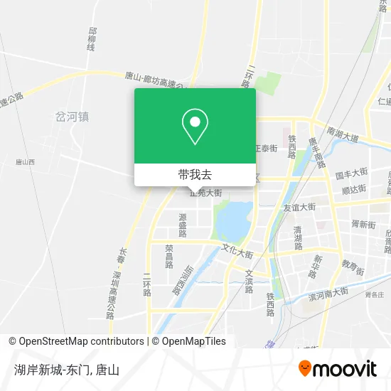 湖岸新城-东门地图