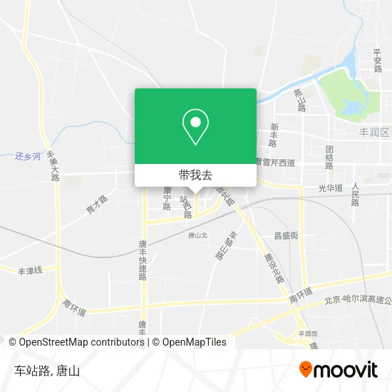 车站路地图