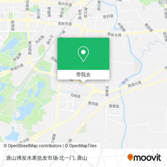 唐山博发水果批发市场-北一门地图