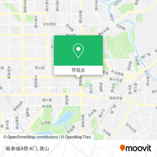 银泰城A馆-6门地图