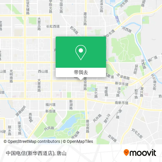 中国电信(新华西道店)地图
