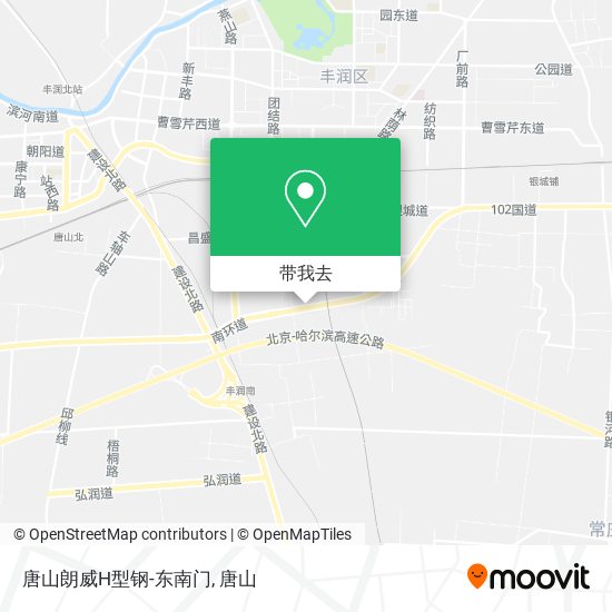 唐山朗威H型钢-东南门地图