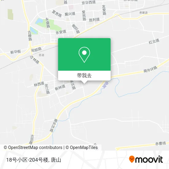 18号小区-204号楼地图