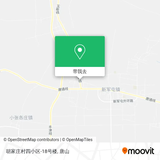 胡家庄村四小区-18号楼地图