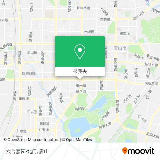 六合嘉园-北门地图